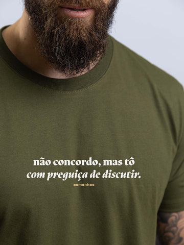 Camiseta Preguiça de Discutir Asmanhas Liquida