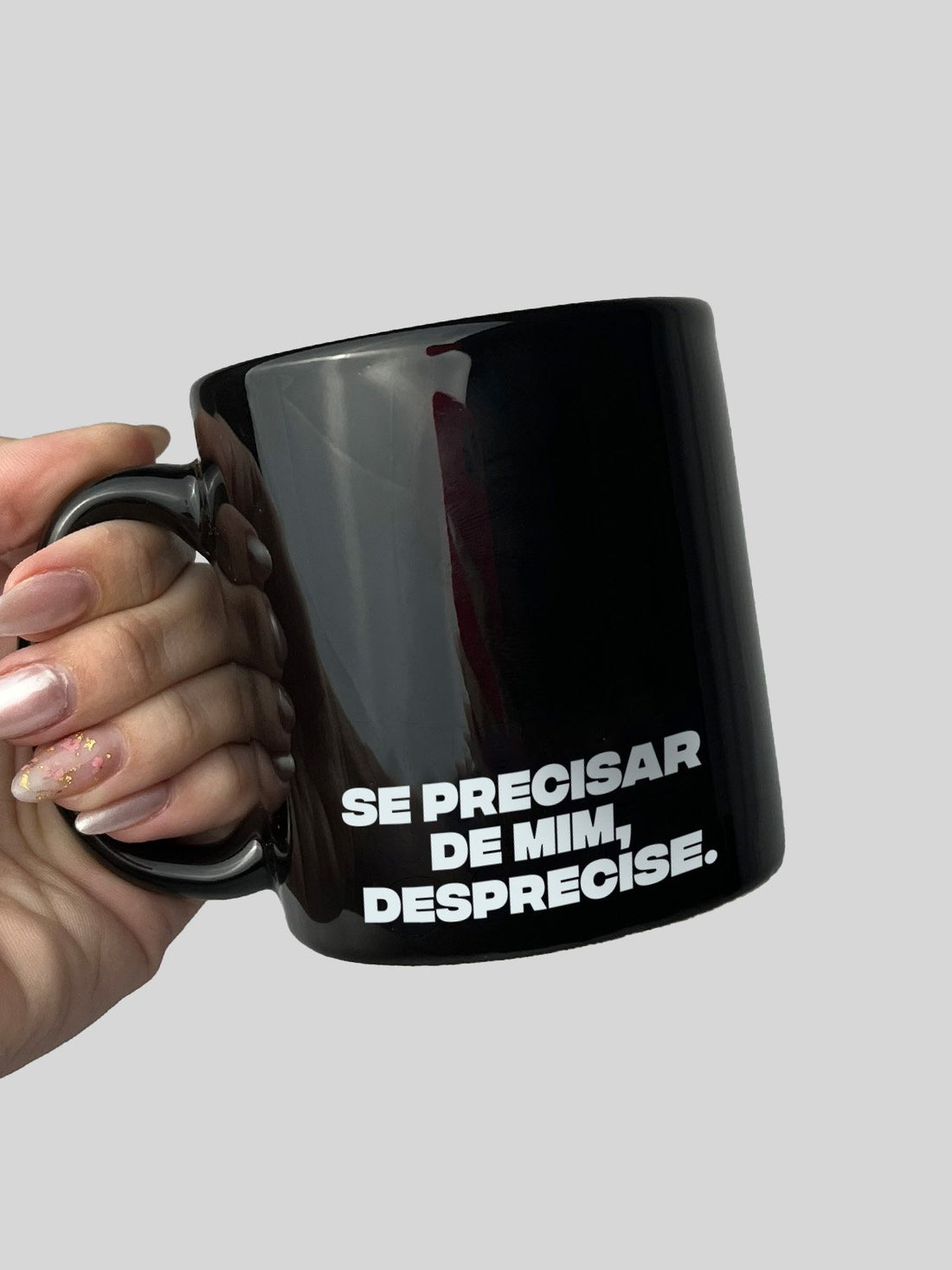 Caneca Desprecise Preta Asmanhas