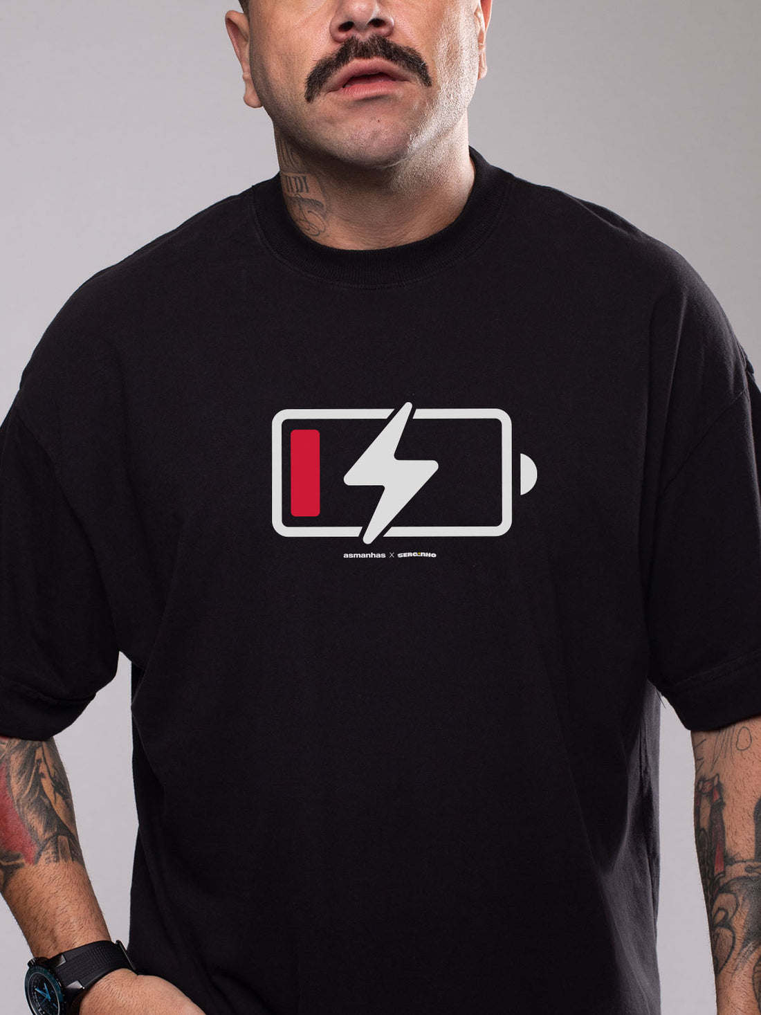 Camiseta Oversized Bateria Off Asmanhas