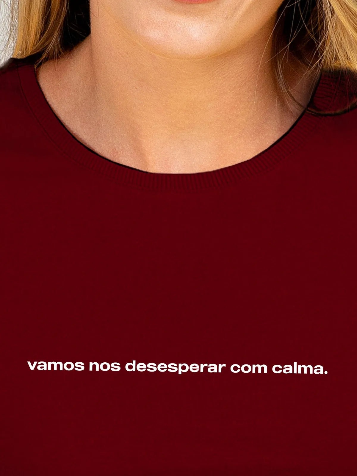 Camiseta Feminina Desesperar com Calma Asmanhas Liquida