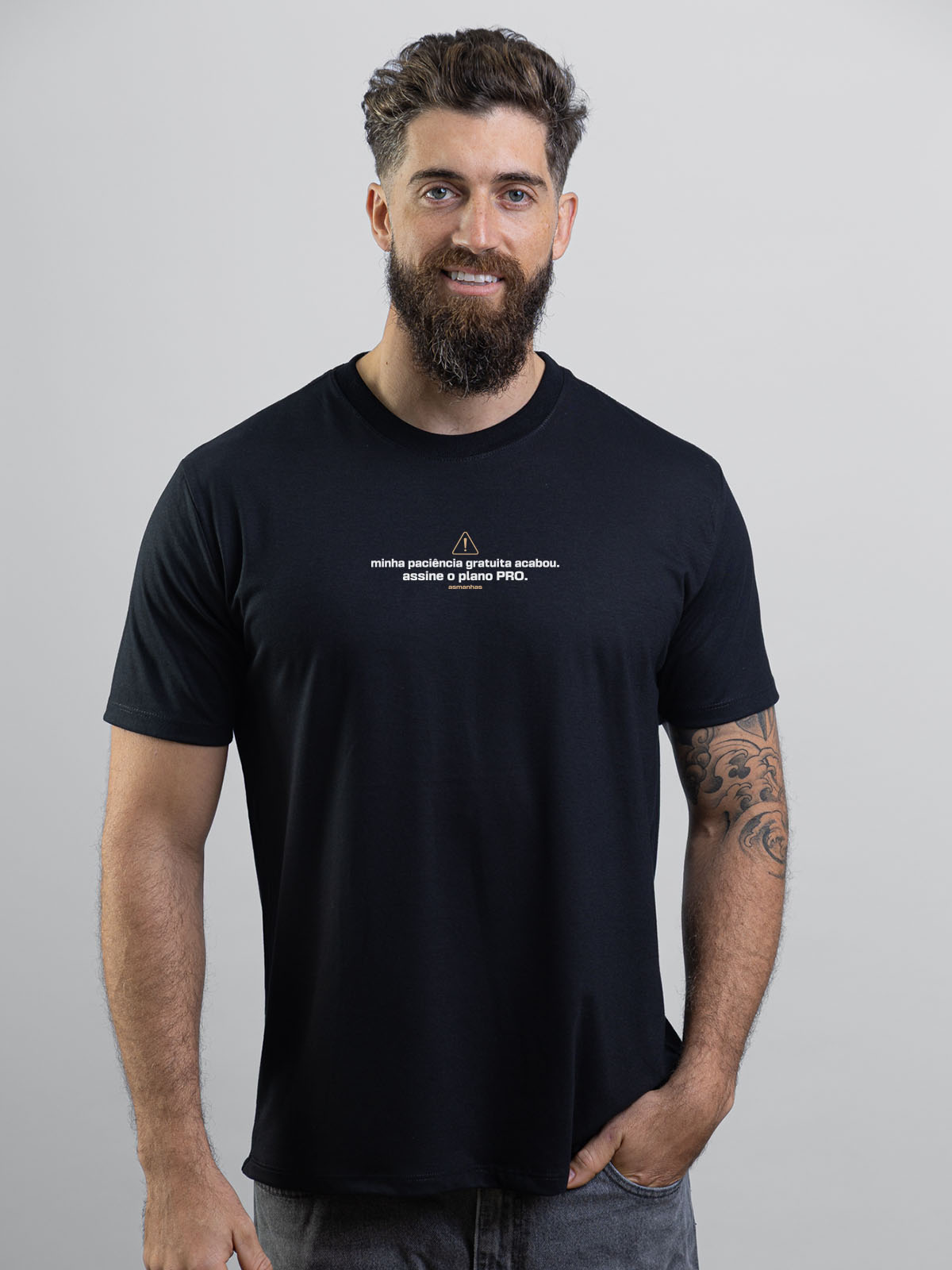 Camiseta Paciência Gratuita Asmanhas