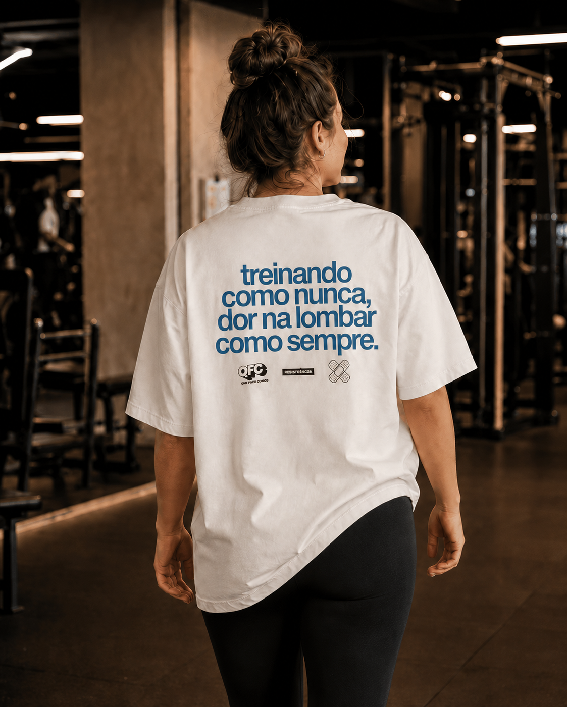 Camiseta Oversized Treinando Como Nunca Asmanhas