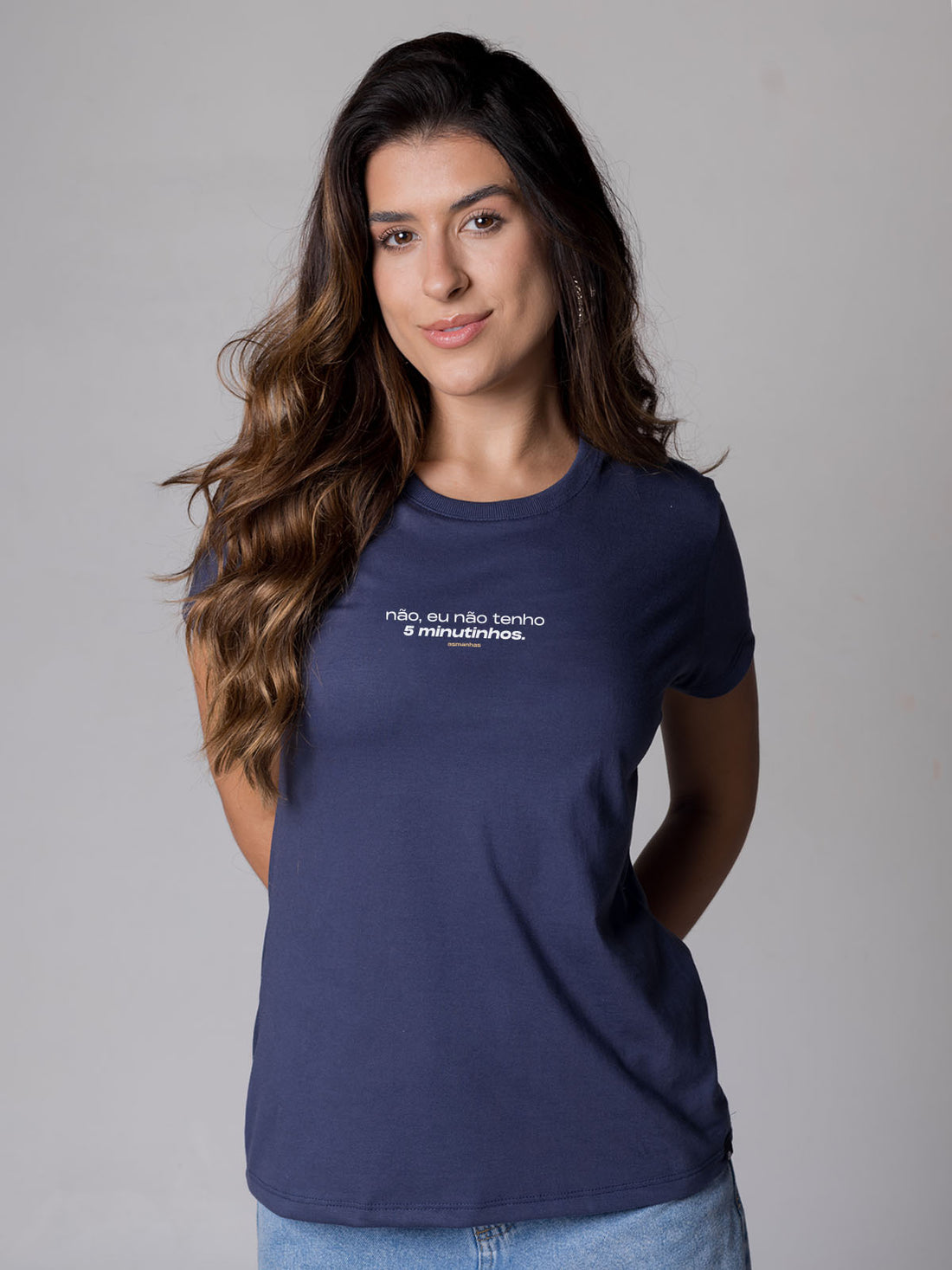 Camiseta Feminina Cinco Minutinhos Asmanhas