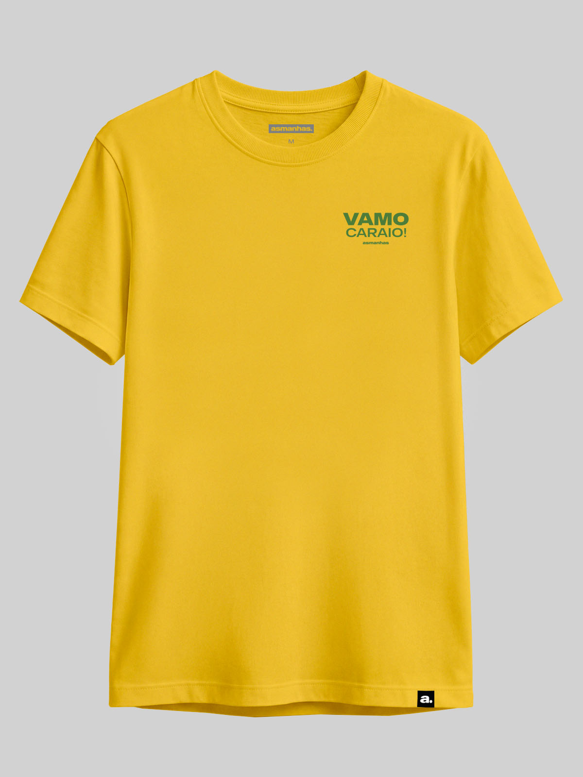 Camiseta Copa Vamo Caraio Minimalista Asmanhas