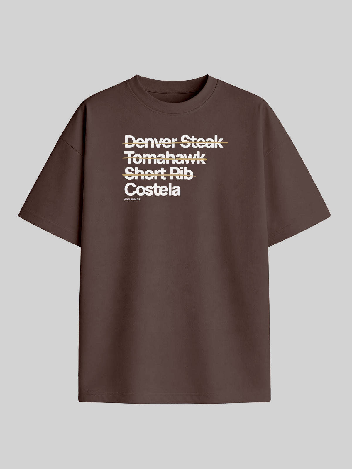 Camiseta Oversized Costela Asmanhas
