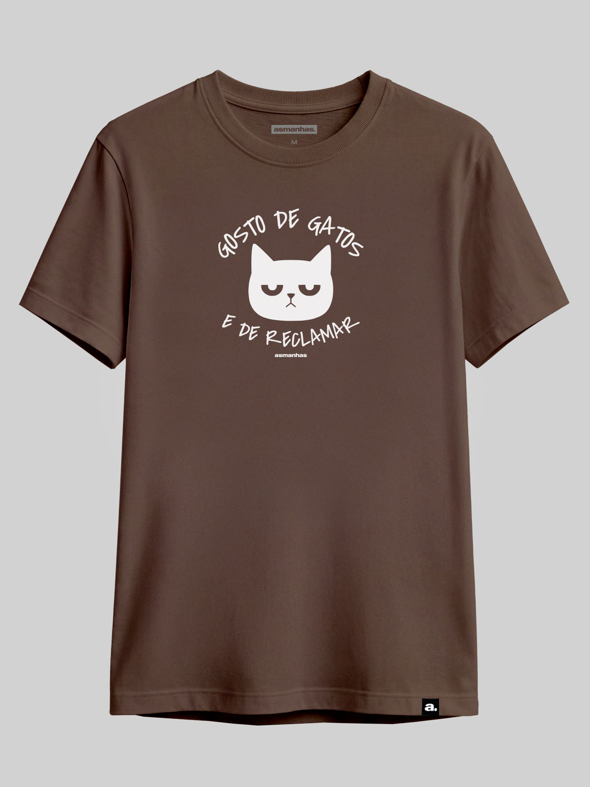 Camiseta Gosto de Gatos e de Reclamar Asmanhas