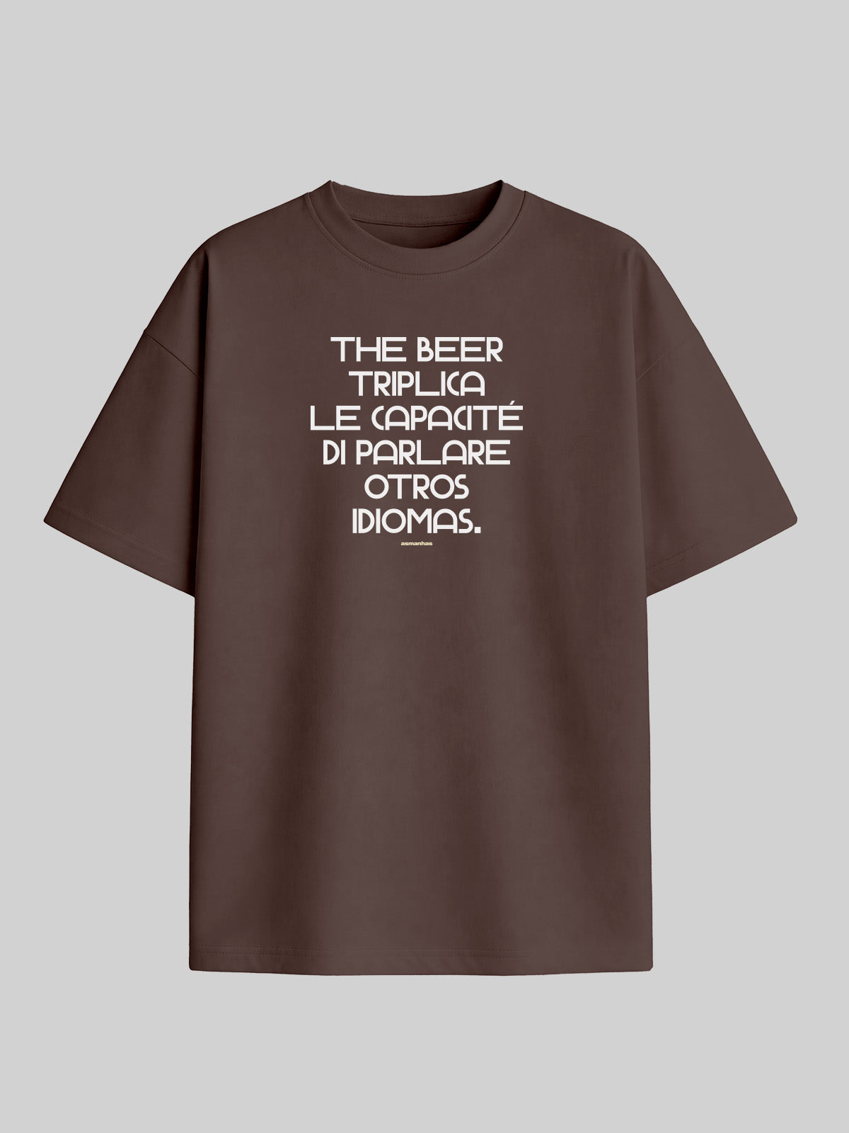 Camiseta Oversized The Beer Triplica Asmanhas