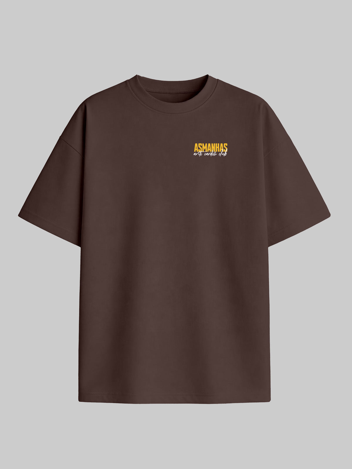 Camiseta Oversized Odeio Cardio Asmanhas