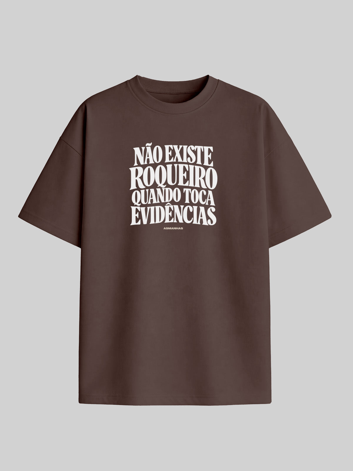 Camiseta Oversized Quando Toca Evidências Asmanhas