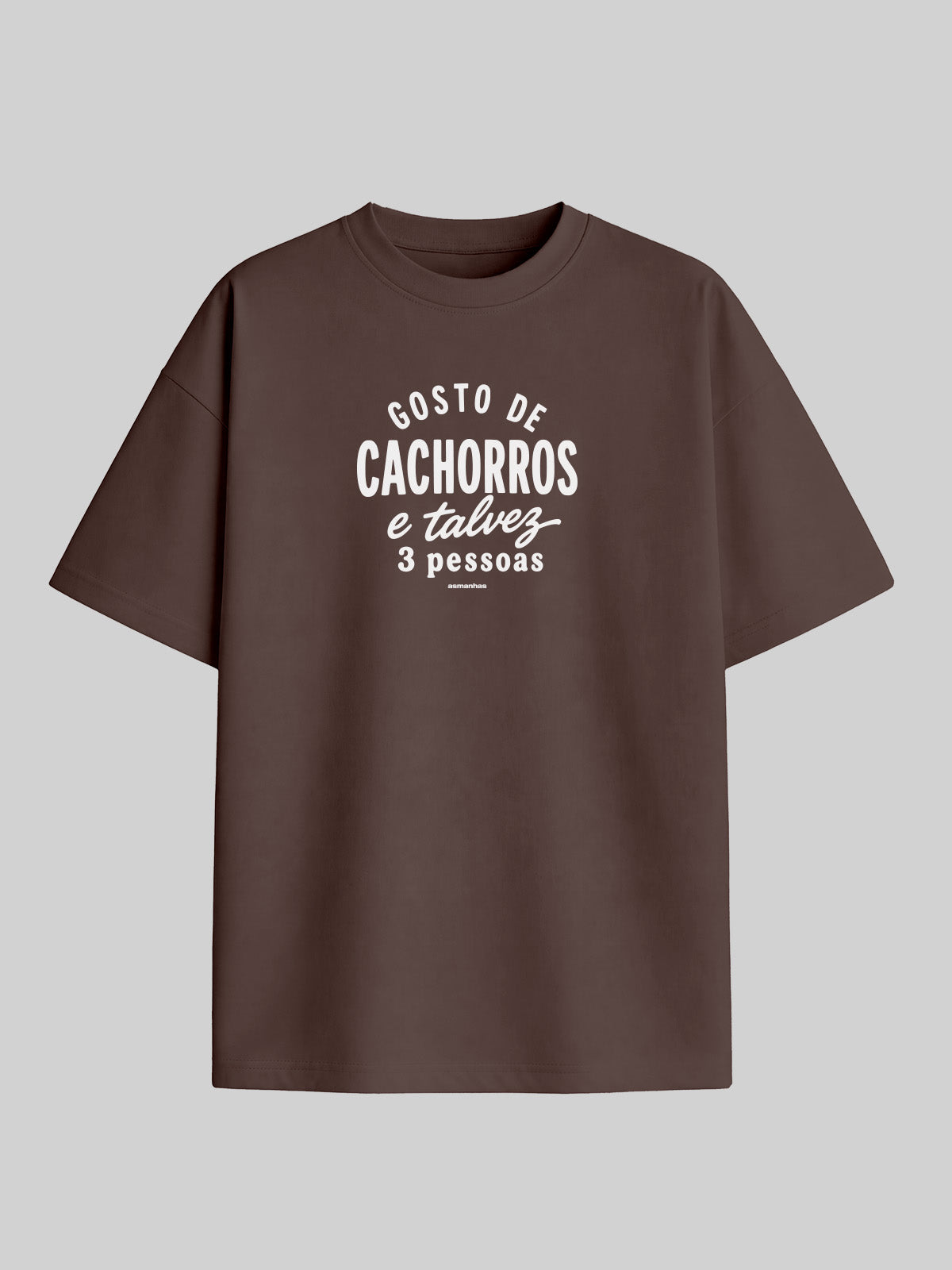 Camiseta Oversized 3 Pessoas Asmanhas