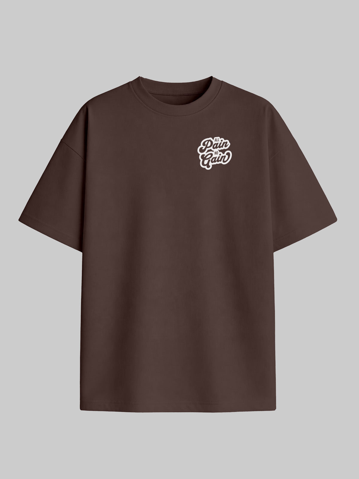 Camiseta Oversized All Pain No Gain Asmanhas