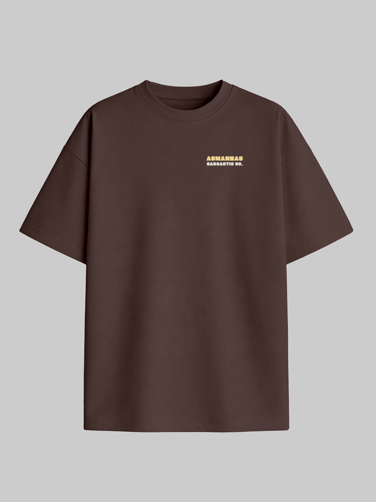 Camiseta Oversized Não Queria Ter Vindo Costas Asmanhas