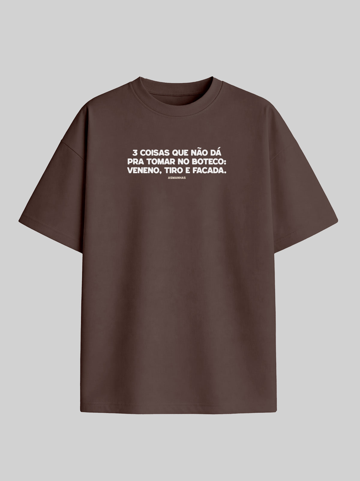 Camiseta Oversized Tomar no Boteco Asmanhas
