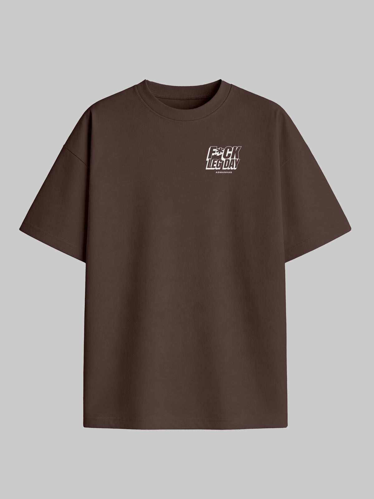 Camiseta Oversized F*ck Leg Day Asmanhas