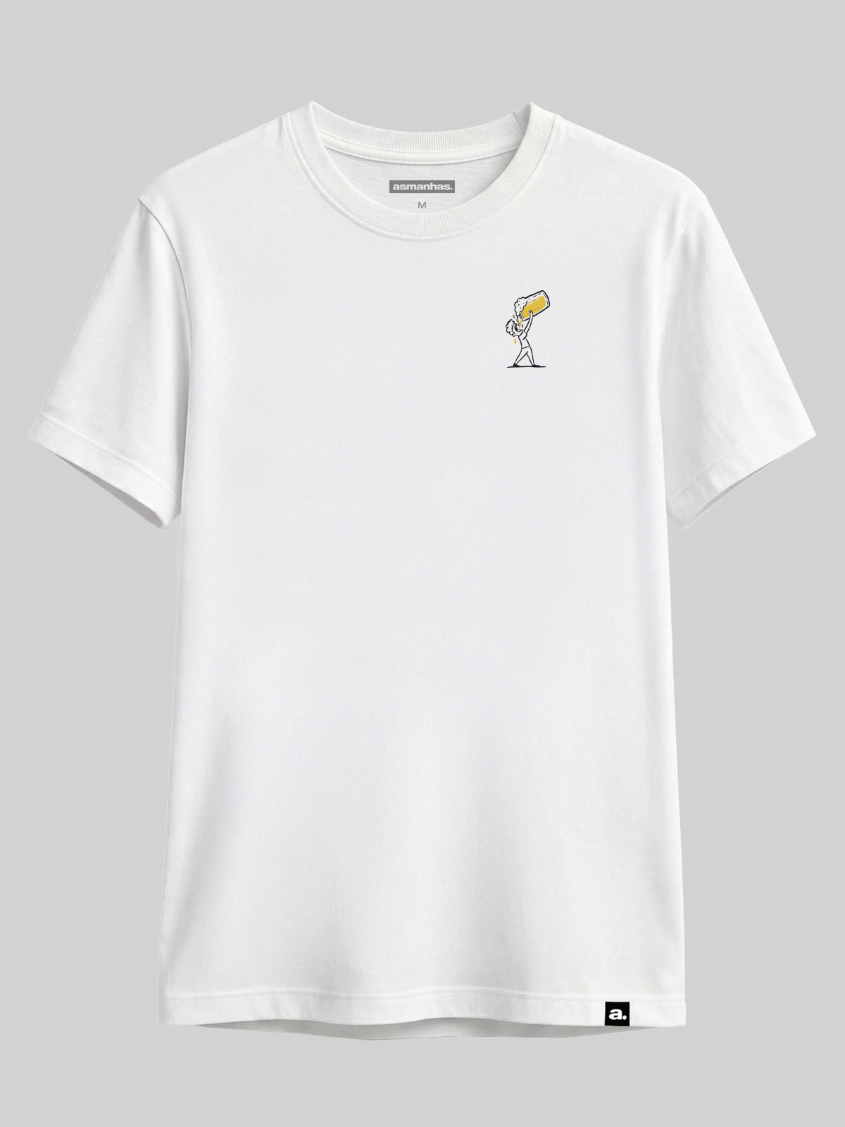 Camiseta Brasil Me Obriga a Beber Asmanhas