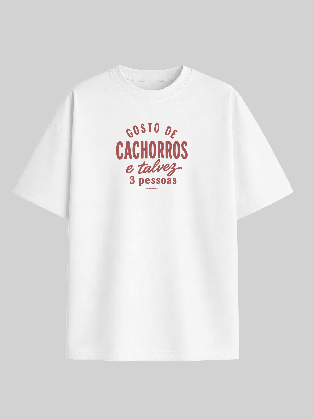 Camiseta Oversized 3 Pessoas Asmanhas