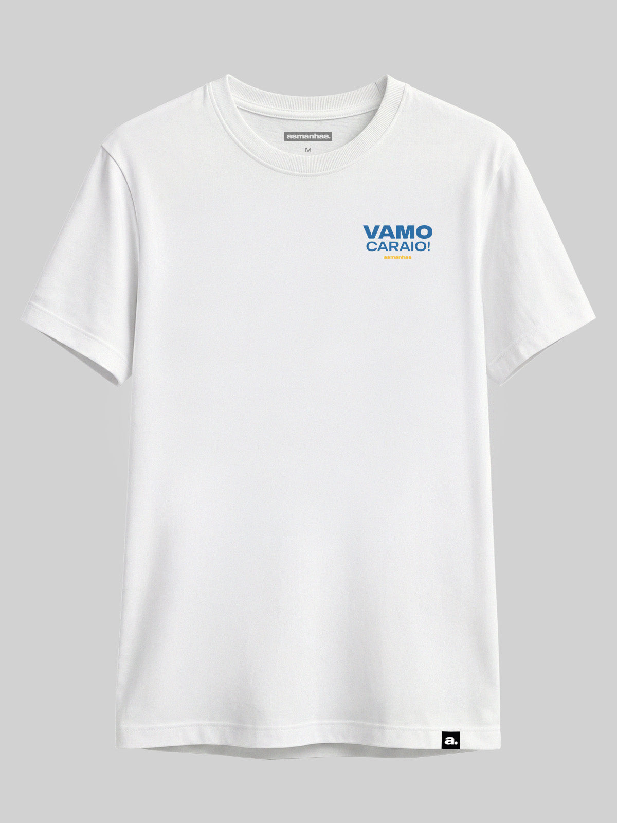 Camiseta Copa Vamo Caraio Minimalista Asmanhas