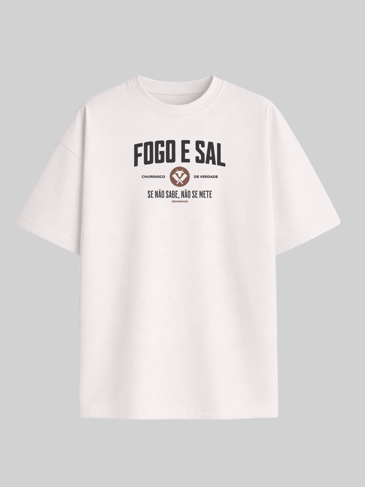 Camiseta Oversized Fogo e Sal Asmanhas