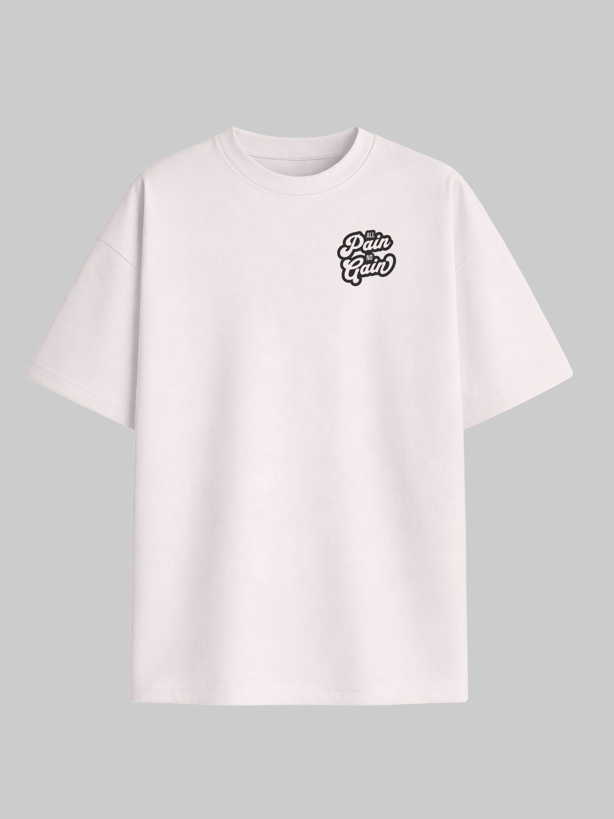 Camiseta Oversized All Pain No Gain Asmanhas