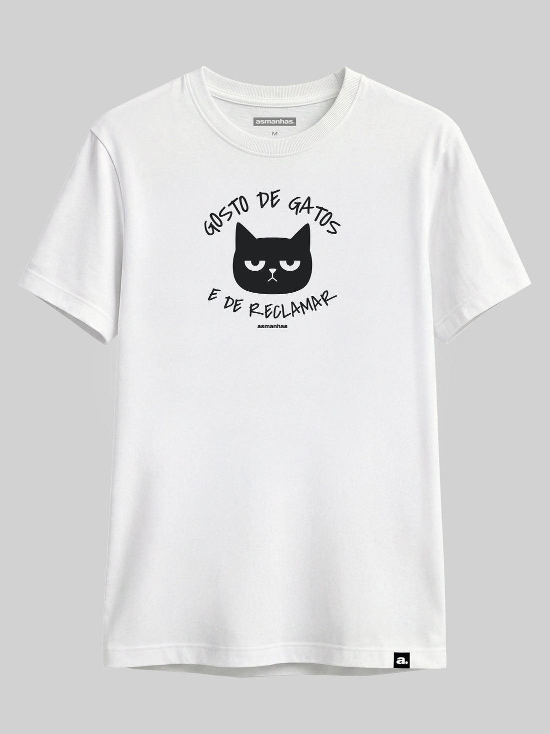 Camiseta Gosto de Gatos e de Reclamar Asmanhas