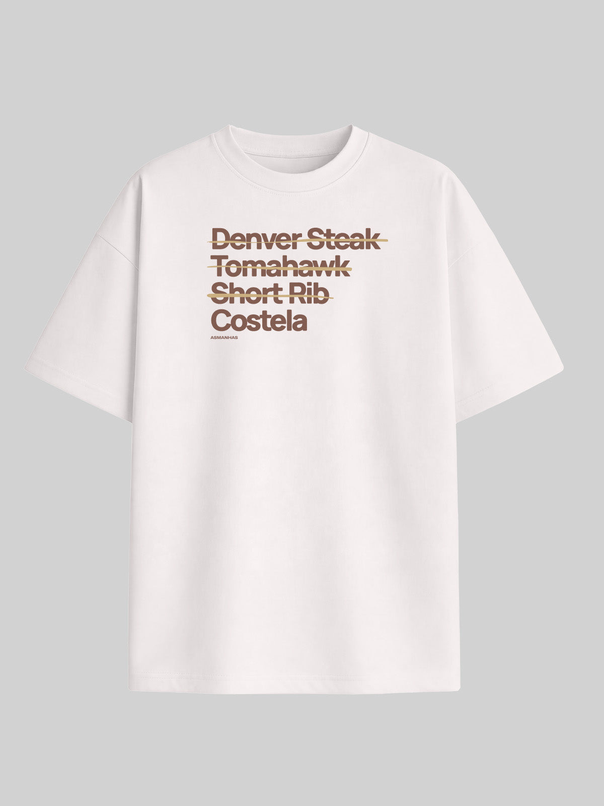 Camiseta Oversized Costela Asmanhas