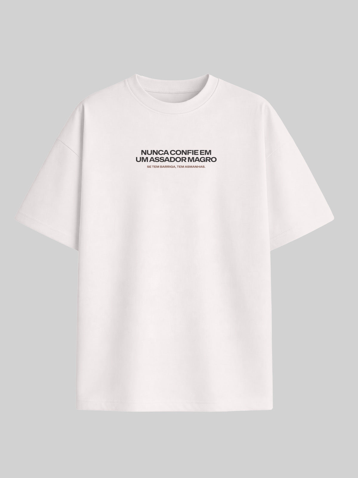 Camiseta Oversized Assador Magro Asmanhas