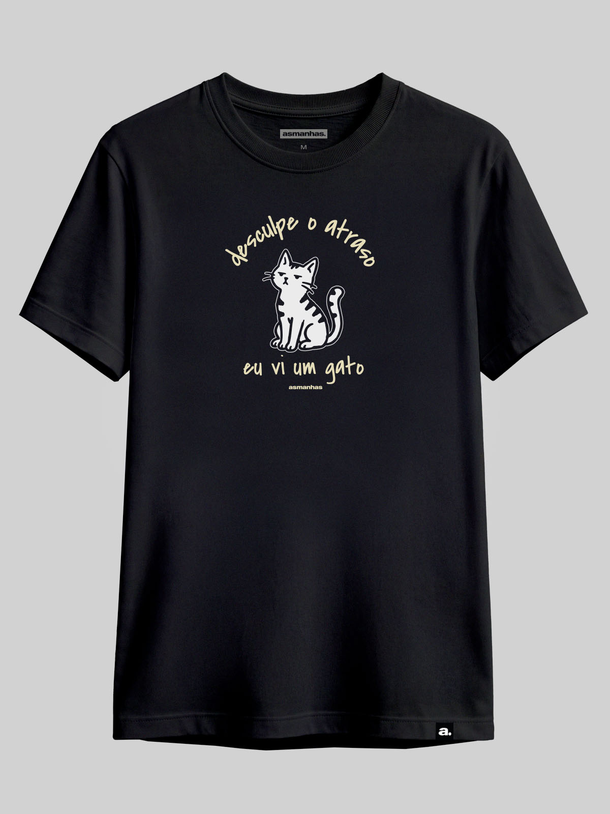Camiseta Vi Um Gato Asmanhas
