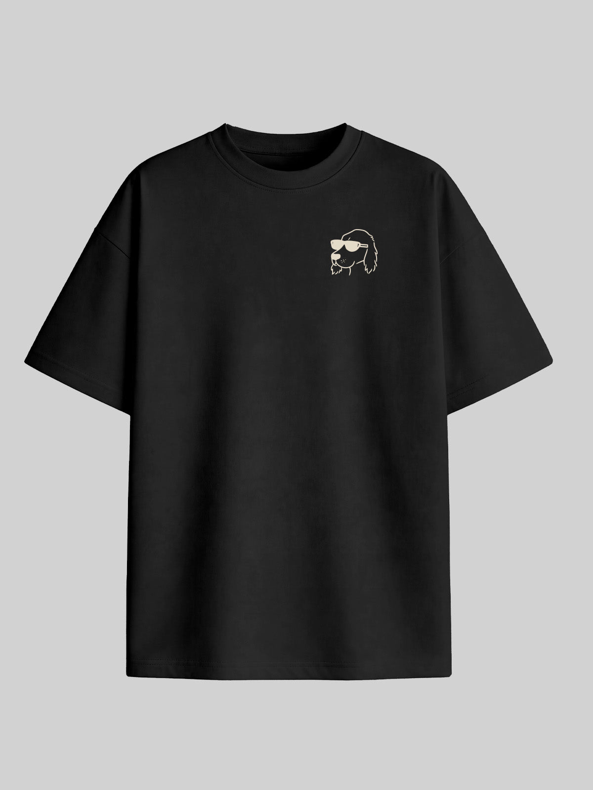 Camiseta Oversized Dono de Cachorro Antissocial Asmanhas