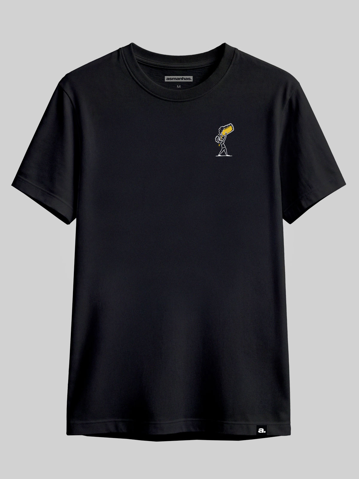 Camiseta Brasil Me Obriga a Beber Asmanhas