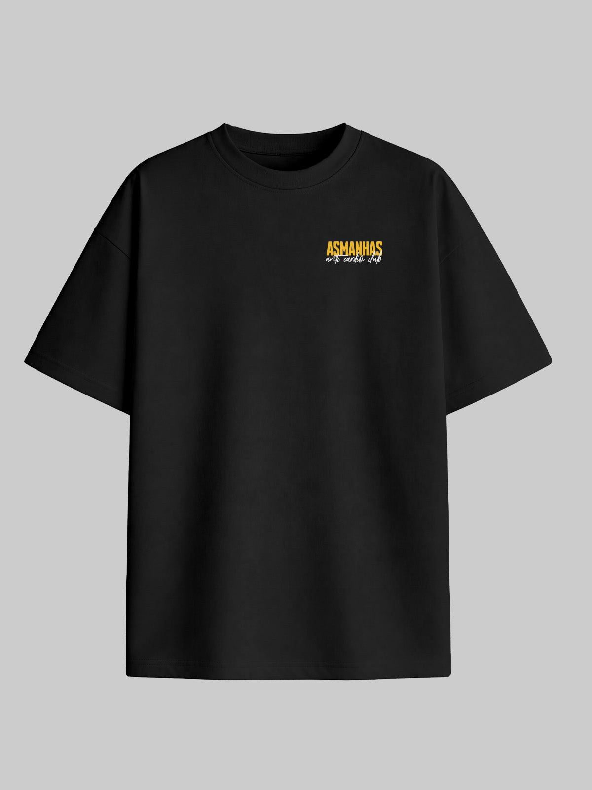 Camiseta Oversized Odeio Cardio Asmanhas
