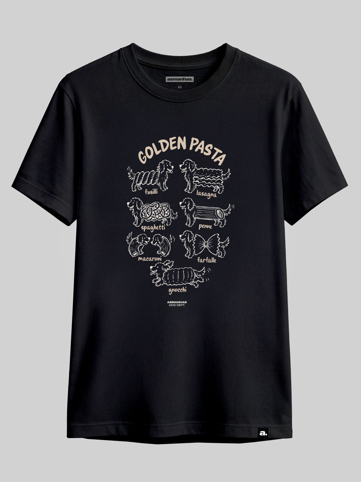 Camiseta Golden Pasta Asmanhas