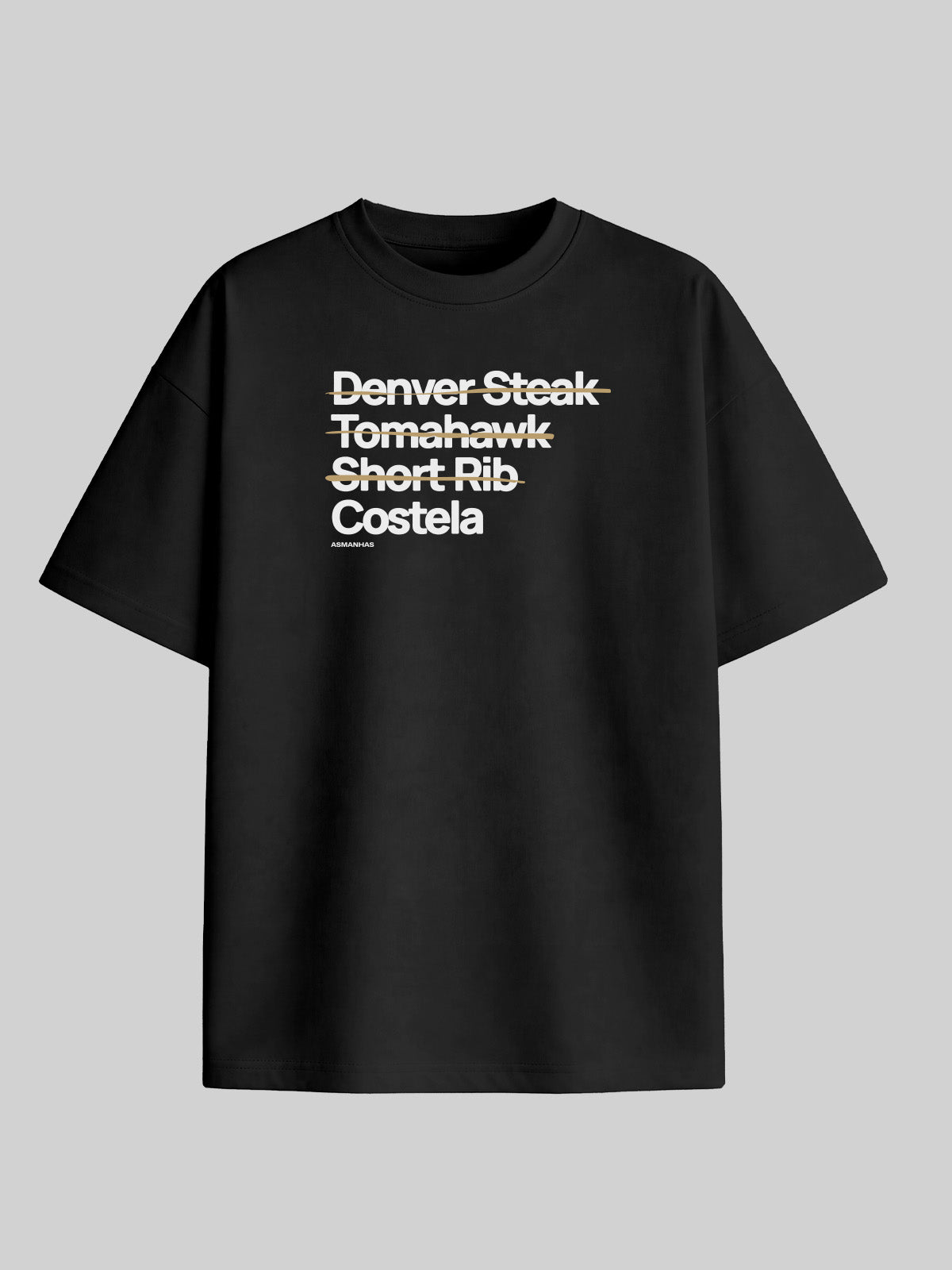 Camiseta Oversized Costela Asmanhas