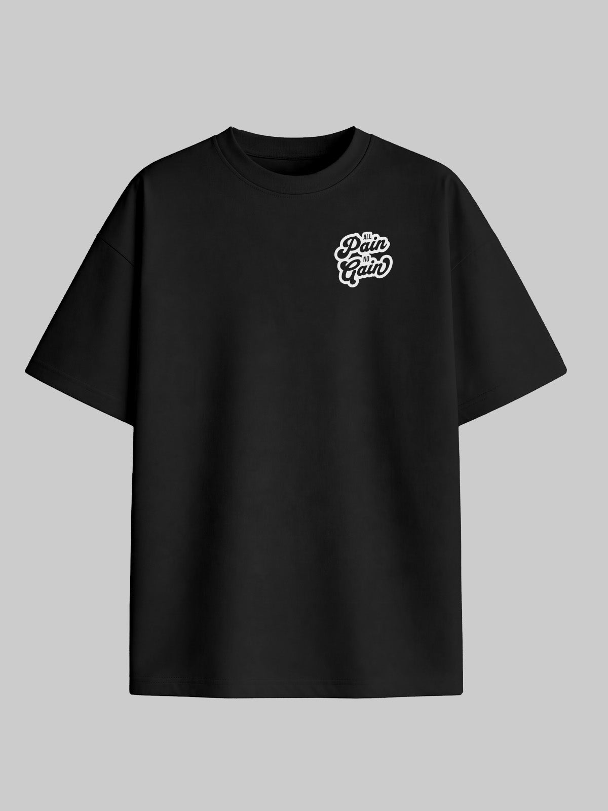 Camiseta Oversized All Pain No Gain Asmanhas