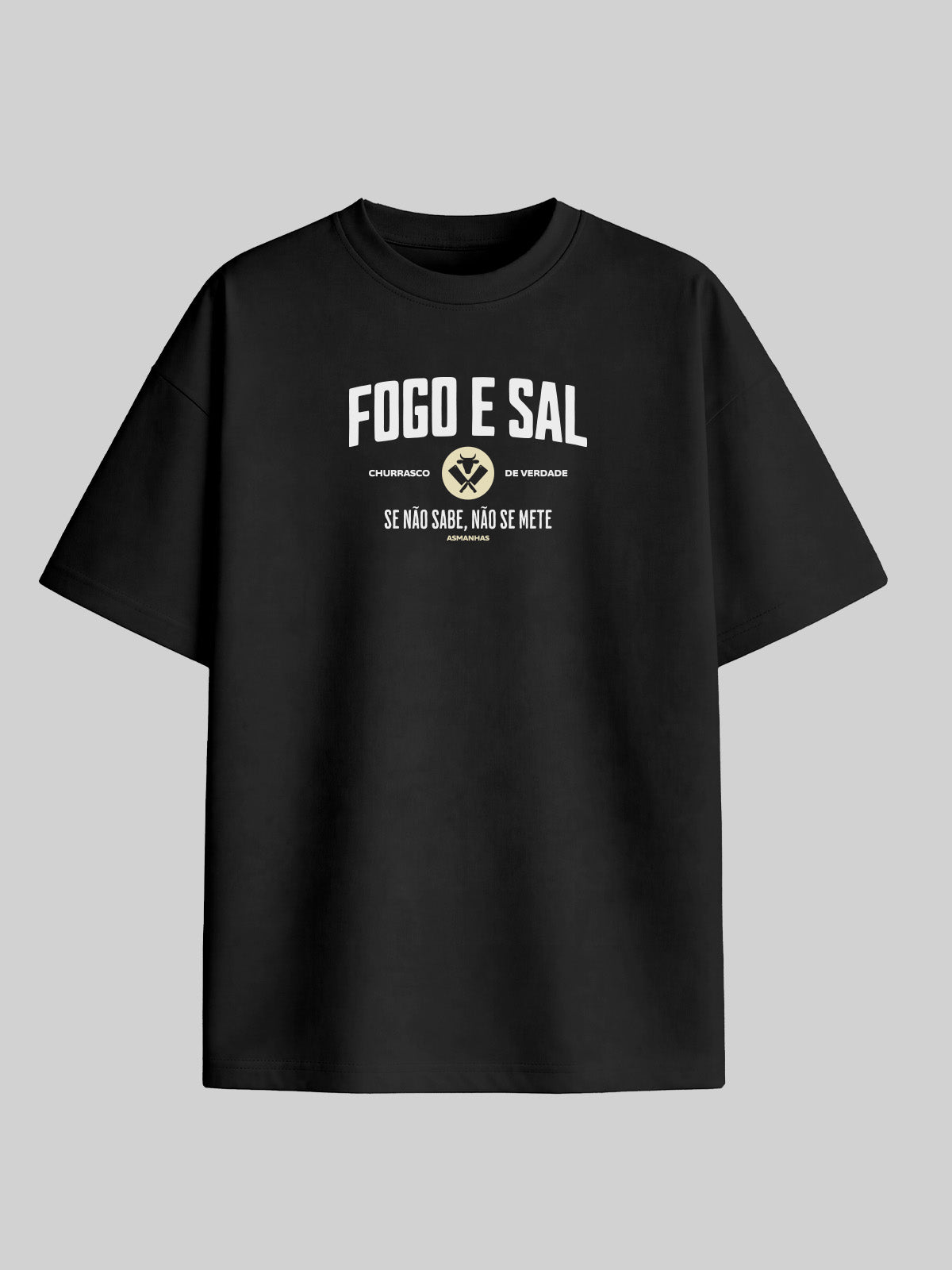 Camiseta Oversized Fogo e Sal Asmanhas