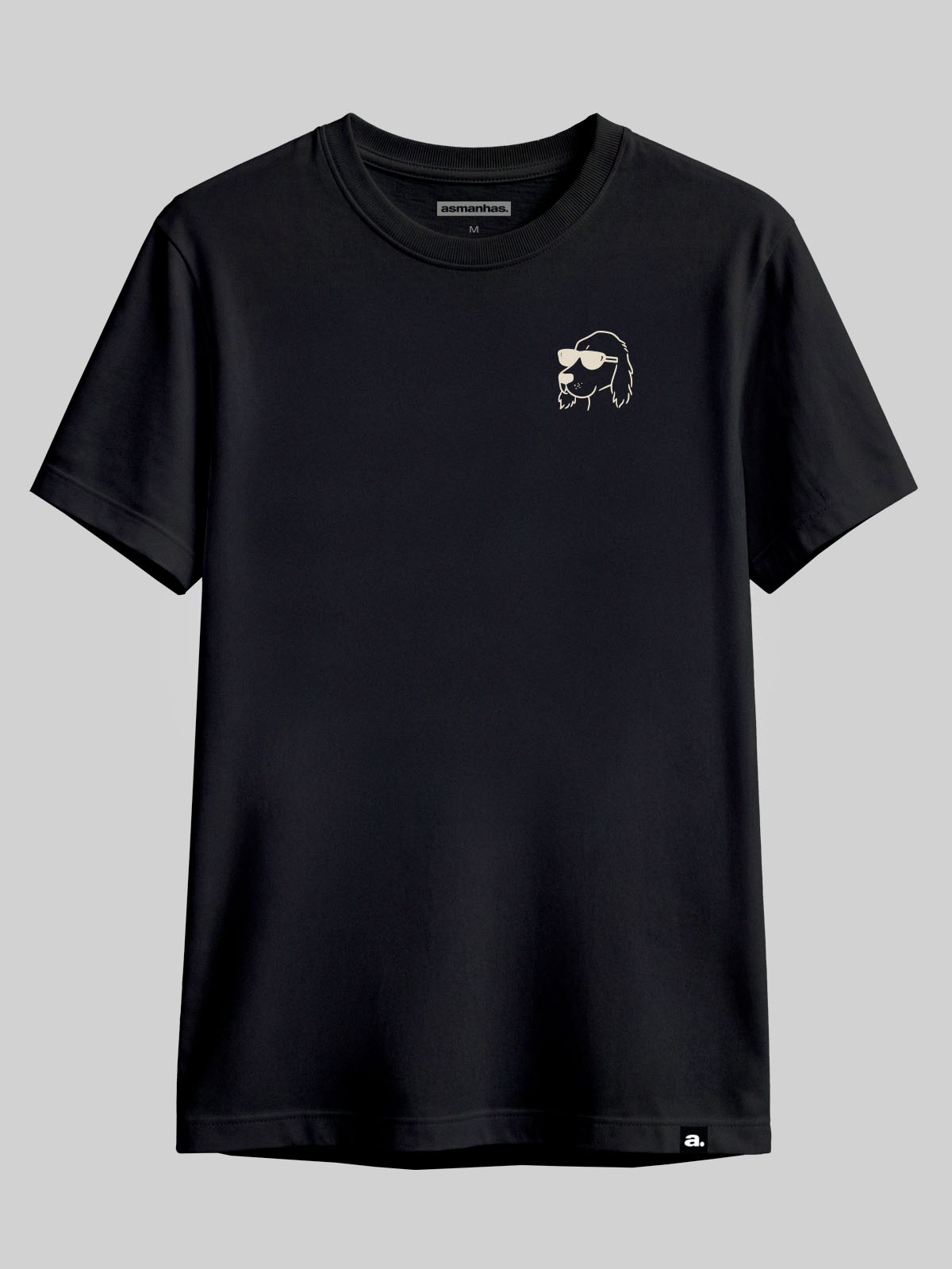 Camiseta Dono de Cachorro Antissocial Asmanhas