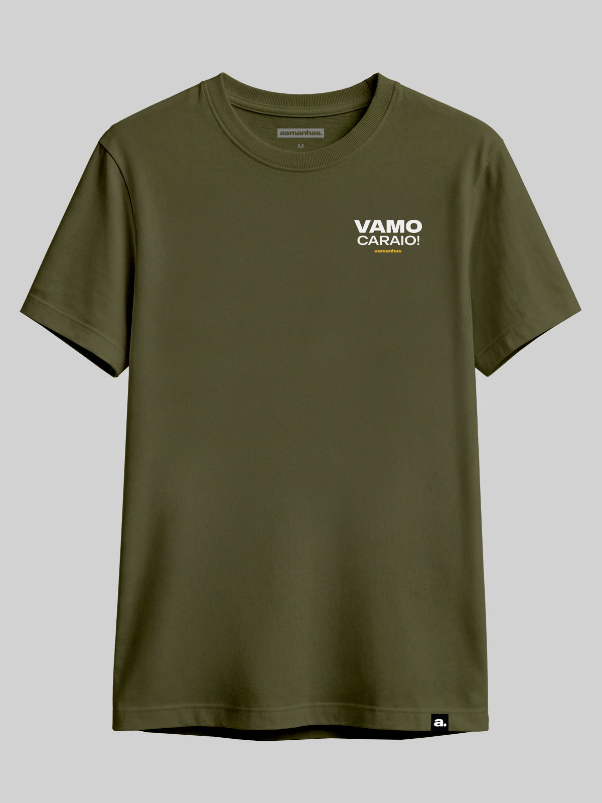 Camiseta Copa Vamo Caraio Minimalista Asmanhas