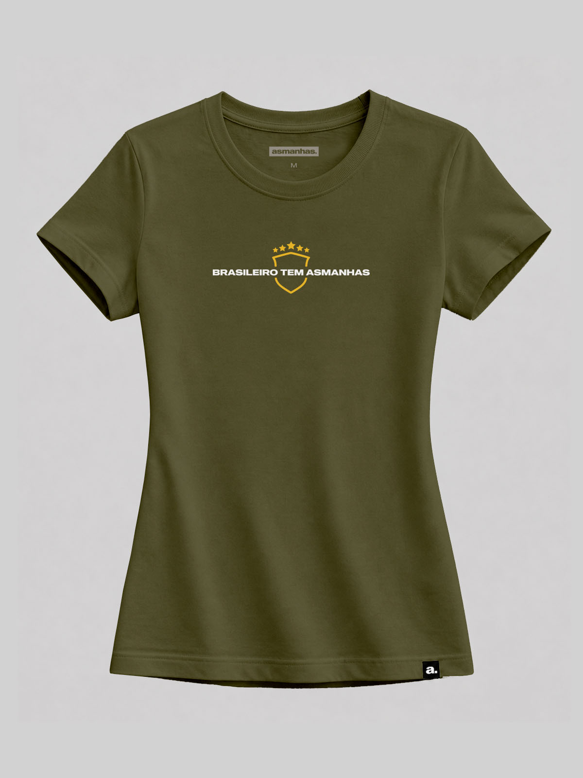 Camiseta Copa  Feminina Brasileiro Tem Asmanhas