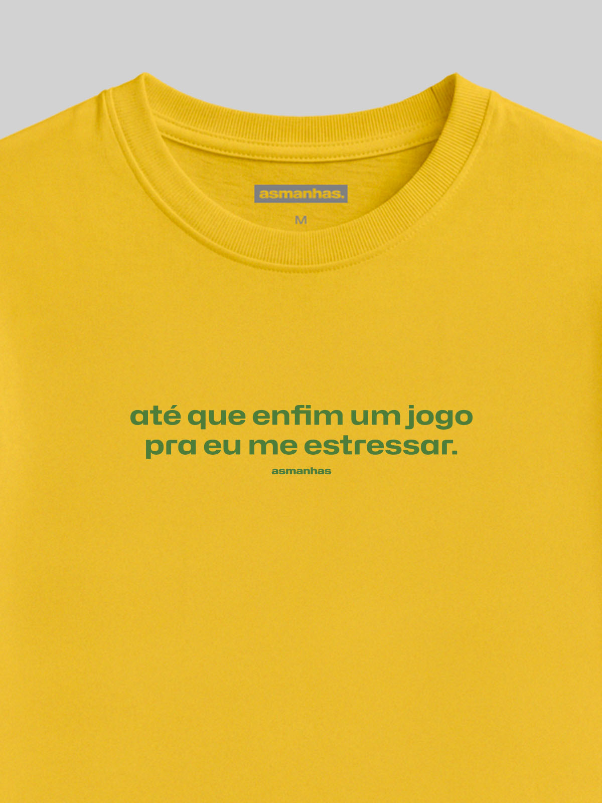 Camiseta Copa Feminina Jogo para Eu Me Estressar Asmanhas