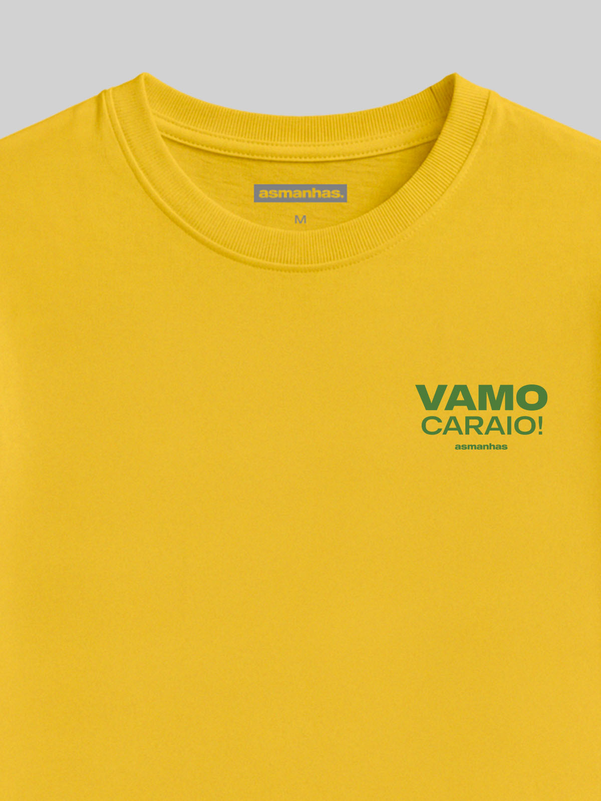 Camiseta Copa  Feminina Vamo Caraio Minimalista Asmanhas
