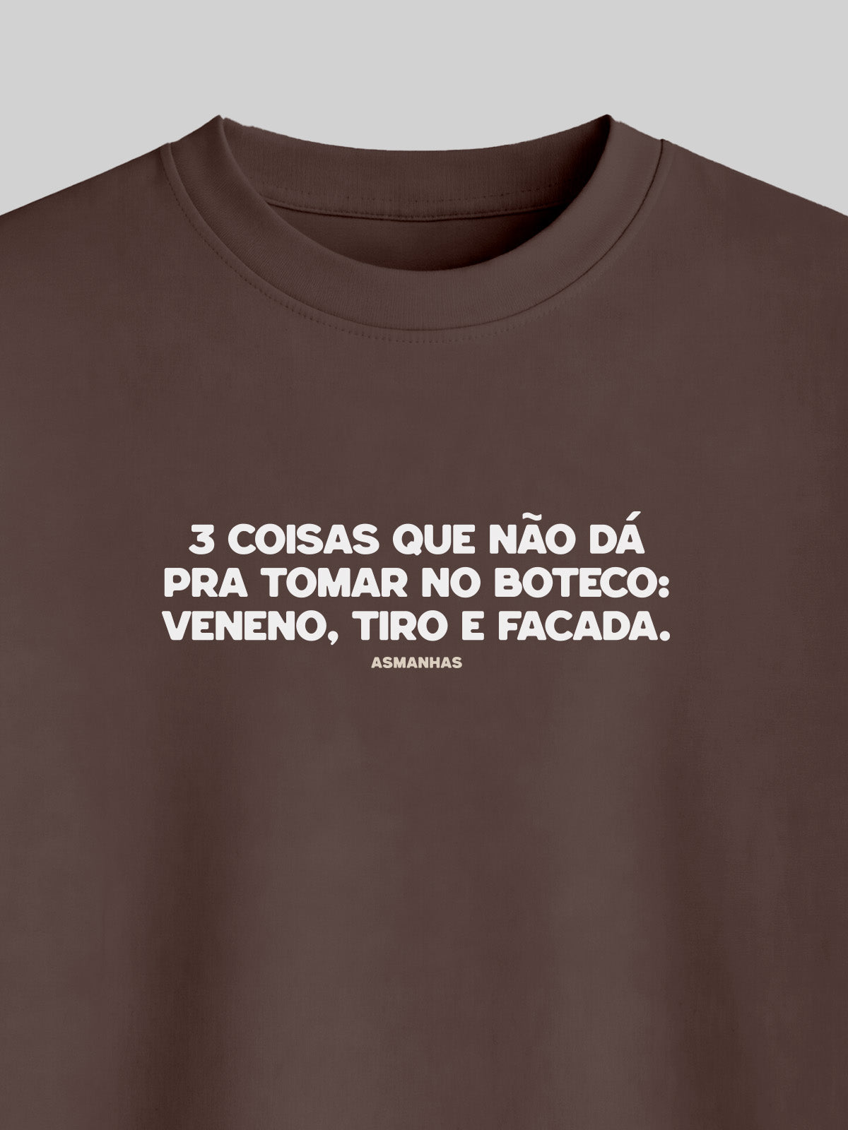 Camiseta Oversized Tomar no Boteco Asmanhas
