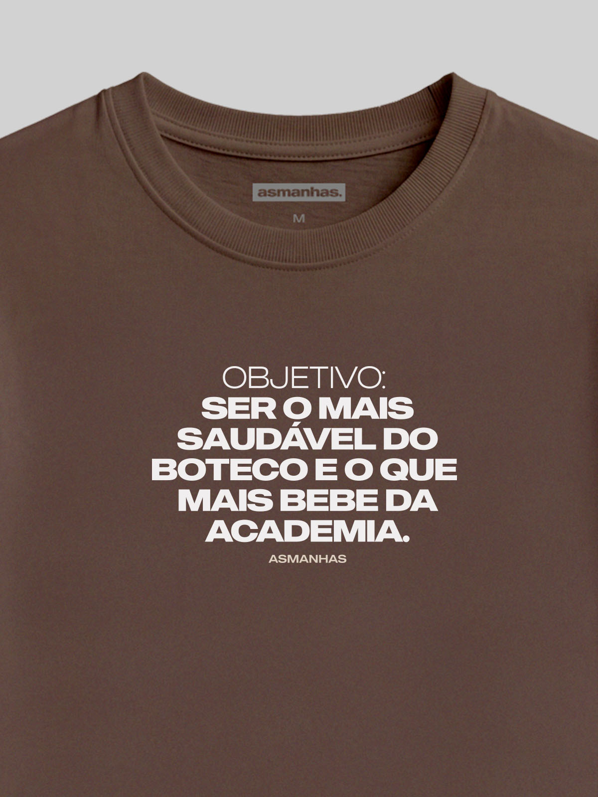 Camiseta Feminina Mais Saudável do Boteco Asmanhas