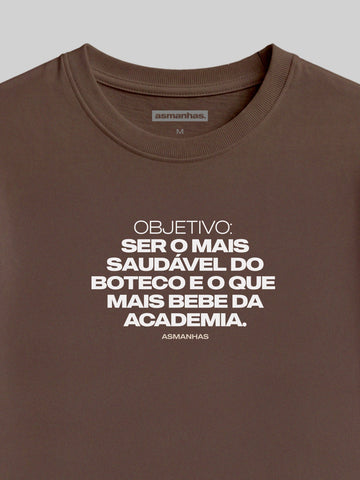 Camiseta Feminina Mais Saudável do Boteco Asmanhas