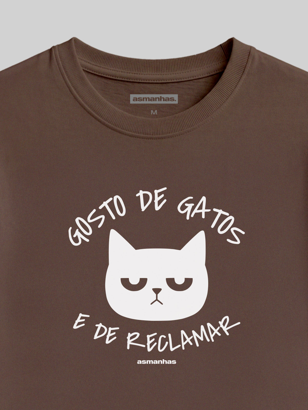 Camiseta Gosto de Gatos e de Reclamar Asmanhas