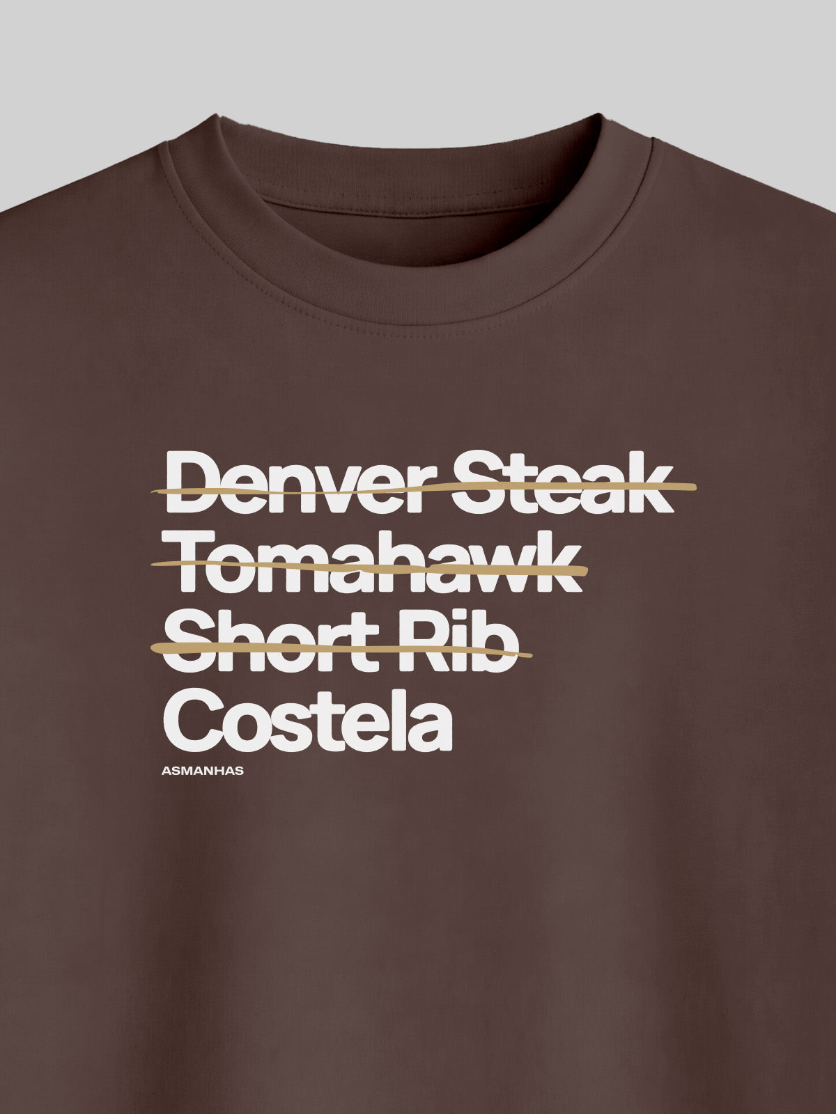 Camiseta Oversized Costela Asmanhas