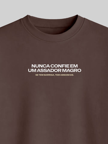 Camiseta Oversized Assador Magro Asmanhas