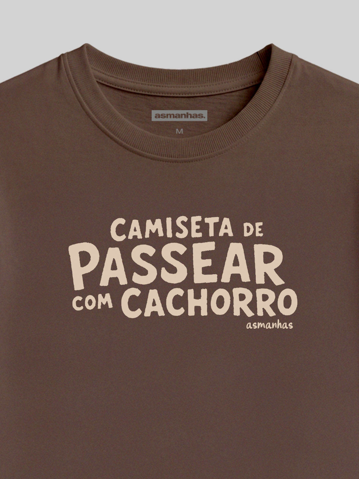 Camiseta Passear Com Cachorro Asmanhas