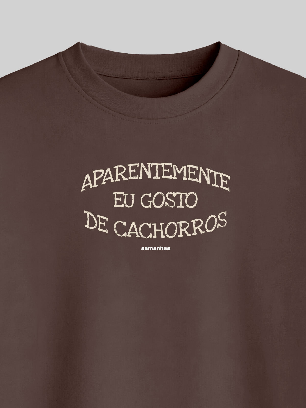 Camiseta Oversized Gosto de Cachorros Asmanhas