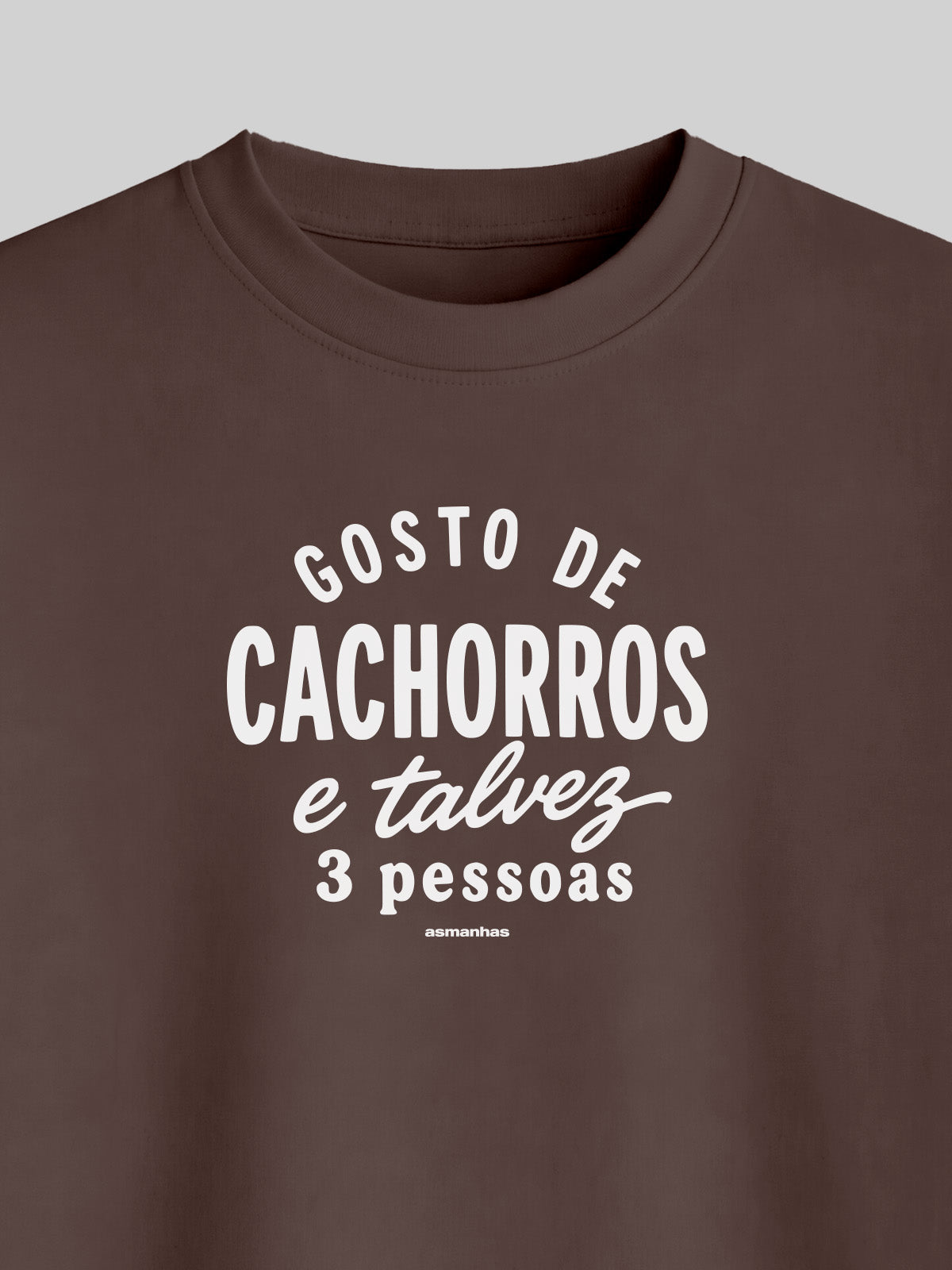 Camiseta Oversized 3 Pessoas Asmanhas