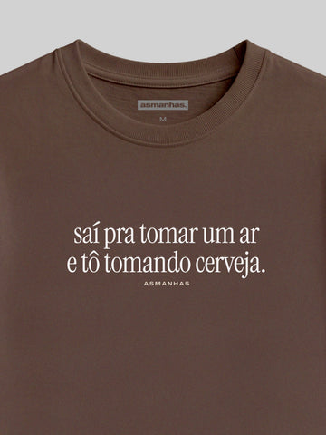 Camiseta Feminina Tô Tomando Cerveja Asmanhas