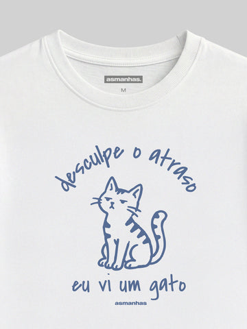 Camiseta Vi Um Gato Asmanhas
